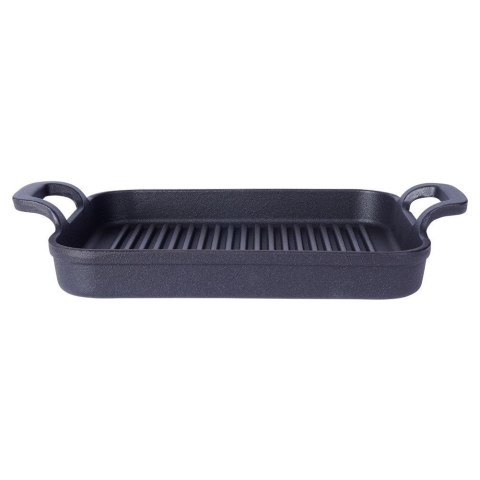 Patelnia grillowa do grillowania GRILL żeliwna 22x18 cm VAGGAN 259307