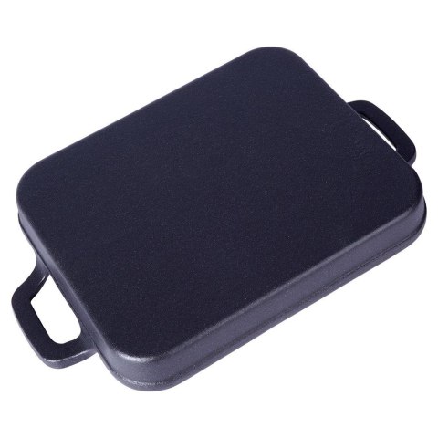 Patelnia grillowa do grillowania GRILL żeliwna 22x18 cm VAGGAN 259307