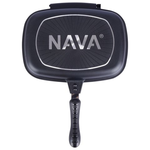 Patelnia grillowa do grillowania granitowa dwustronna GRILL FUNTZIO 32 cm NAVA 10-142-003