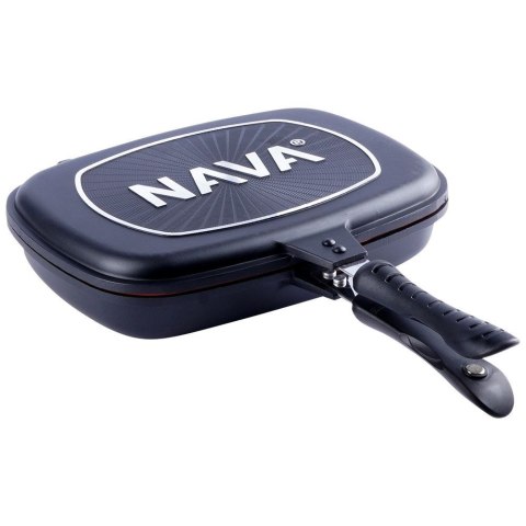 Patelnia grillowa do grillowania granitowa dwustronna GRILL FUNTZIO 32 cm NAVA 10-142-003