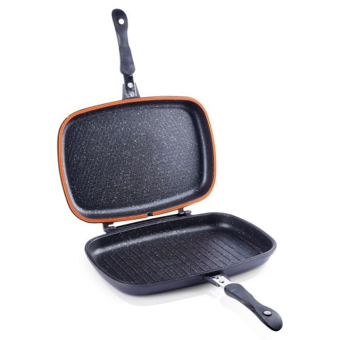 Patelnia grillowa do grillowania granitowa dwustronna GRILL FUNTZIO 36 cm NAVA 10-142-005