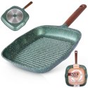 Patelnia grillowa do grillowania granitowa kwadratowa OMEGA 28x28 cm NAVA 10-255-020