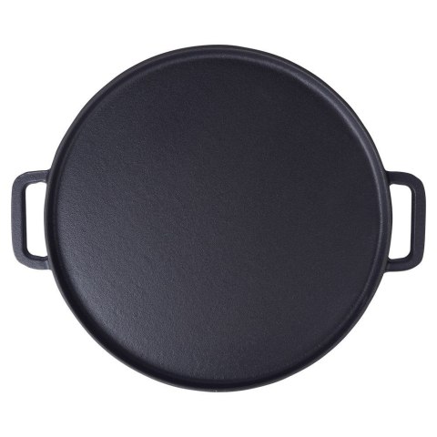 Patelnia grillowa do grillowania żeliwna dwustronna GRILL 37x31 cm VAGGAN 259311