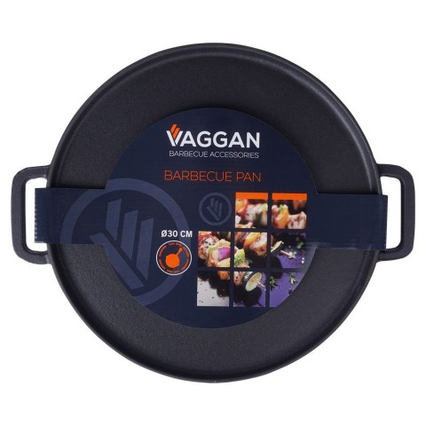 Patelnia grillowa do grillowania żeliwna dwustronna GRILL 37x31 cm VAGGAN 259311