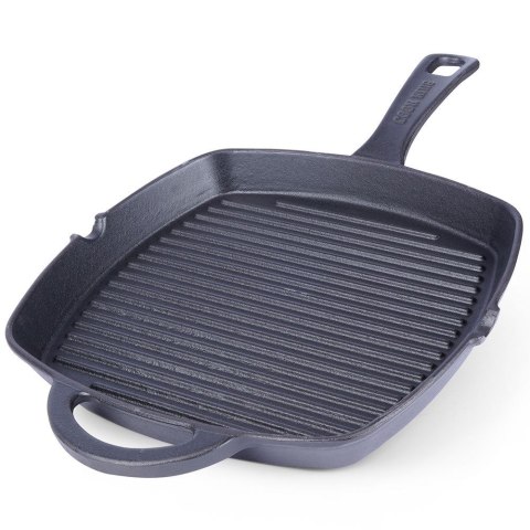 Patelnia grillowa do grillowania żeliwna kwadratowa GRILL 25x25 cm HIT 110573