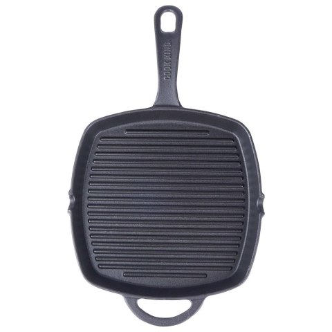 Patelnia grillowa do grillowania żeliwna kwadratowa GRILL 25x25 cm HIT 110573