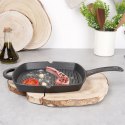 Patelnia grillowa do grillowania żeliwna kwadratowa GRILL 25x25 cm HIT 110573