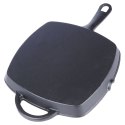 Patelnia grillowa do grillowania żeliwna kwadratowa GRILL 25x25 cm HIT 110573