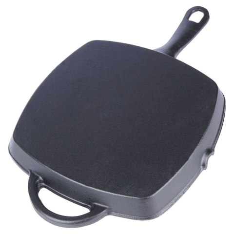 Patelnia grillowa do grillowania żeliwna kwadratowa GRILL 25x25 cm HIT 110573