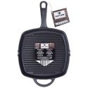 Patelnia grillowa do grillowania żeliwna kwadratowa GRILL 25x25 cm HIT 110573