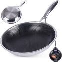 Patelnia stalowa ze stali nierdzewnej NON-STICK indukcja COOKCELL 24 cm ORION 112980