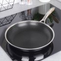 Patelnia stalowa ze stali nierdzewnej NON-STICK indukcja COOKCELL 24 cm ORION 112980