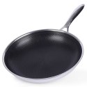 Patelnia stalowa ze stali nierdzewnej NON-STICK indukcja COOKCELL 28 cm ORION 112982