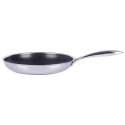 Patelnia stalowa ze stali nierdzewnej NON-STICK indukcja COOKCELL 28 cm ORION 112982