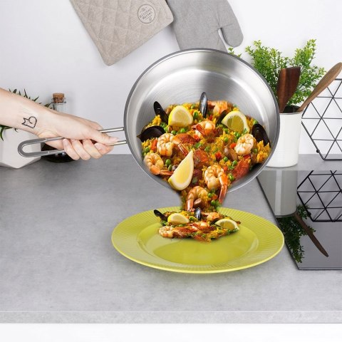 Patelnia stalowa ze stali nierdzewnej indukcja ANETT 26 cm ORION 112961