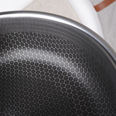 Patelnia stalowa ze stali nierdzewnej indukcja głęboka COOKCELL 26 cm ORION 112981