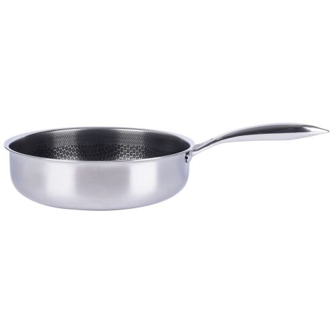 Patelnia stalowa ze stali nierdzewnej indukcja głęboka COOKCELL 26 cm ORION 112981
