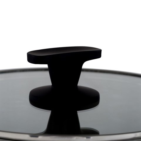 Patelnia stalowa ze stali nierdzewnej indukcja ze szklaną pokrywką ACER 28 cm 4.7L NAVA 10-268-021