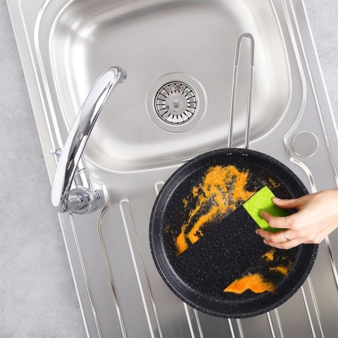 Patelnia stalowa ze stali nierdzewnej nieprzywierająca indukcja GRANDE 26 cm ORION 113205