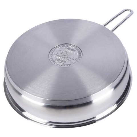 Patelnia stalowa ze stali nierdzewnej nieprzywierająca indukcja GRANDE 26 cm ORION 113205