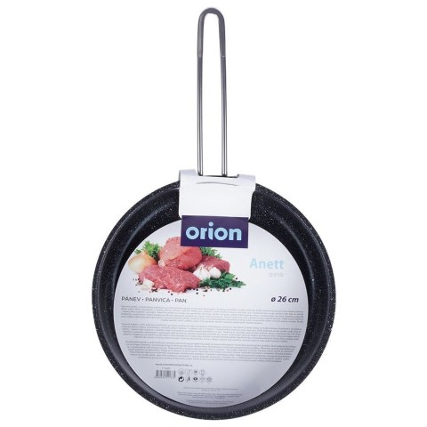 Patelnia stalowa ze stali nierdzewnej nieprzywierająca indukcja GRANDE 26 cm ORION 113205