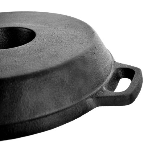 Patelnia ze stojakiem na kurczaka do smażenia żeliwna LITINA 28 cm ORION 113208