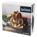 Patelnia ze stojakiem na kurczaka do smażenia żeliwna LITINA 28 cm ORION 113208