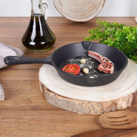 Patelnia żeliwna indukcja ciężka 16 cm VAGGAN 259305