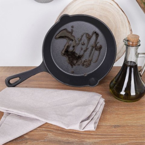 Patelnia żeliwna indukcja ciężka 20 cm VAGGAN 259306