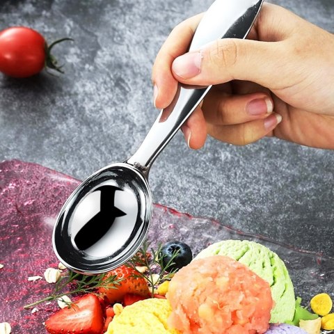 Gałkownica łyżka do lodów ziemniaków puree metalowa LUXY 17cm ORION 144904