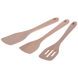 Łopatki kuchenne drewniane 30cm łopatka drewniana 3-ele EXCELLENT HOUSEWARE 140115