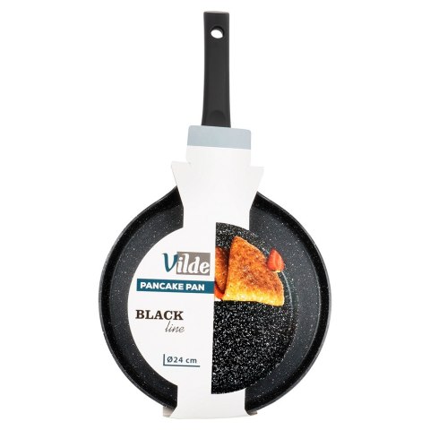 Patelnia do naleśników naleśnikowa granitowa BLACK LINE 24 cm VILDE 199077