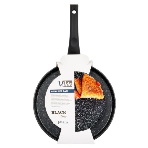Patelnia do naleśników naleśnikowa granitowa BLACK LINE 26 cm VILDE 199078