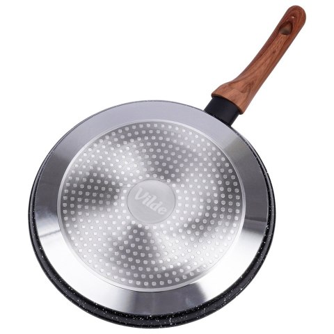 Patelnia do naleśników naleśnikowa granitowa BLACK&WOOD 24 cm VILDE 199055