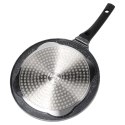 Patelnia granitowa do jajek sadzonych placków pancakes 4 otwory BLACK LINE 26 cm VILDE 199076