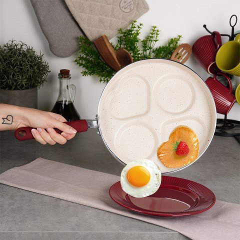 Patelnia granitowa do jajek sadzonych placków pancakes TERRESTRIAL 26 cm NAVA 10-144-312