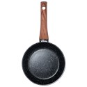 Patelnia granitowa nieprzywierająca indukcja NON-STICK BLACK&WOOD 16 cm VILDE 199058