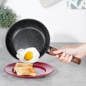 Patelnia granitowa nieprzywierająca indukcja NON-STICK BLACK&WOOD 20 cm VILDE 199059