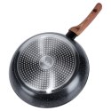 Patelnia granitowa nieprzywierająca indukcja NON-STICK BLACK&WOOD 28 cm VILDE 199062