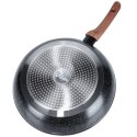 Patelnia granitowa nieprzywierająca indukcja NON-STICK BLACK&WOOD duża 30 cm VILDE 199063