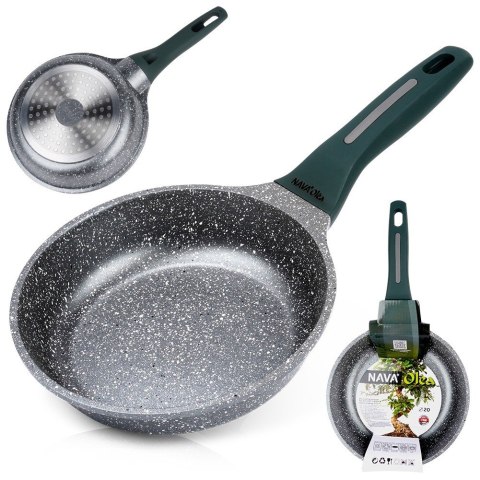 Patelnia granitowa nieprzywierająca indukcja NON-STICK OLEA 20 cm NAVA 10-302-200