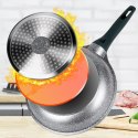 Patelnia granitowa nieprzywierająca indukcja NON-STICK OLEA 24 cm NAVA 10-302-202