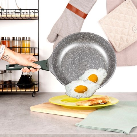 Patelnia granitowa nieprzywierająca indukcja NON-STICK OLEA 28 cm NAVA 10-302-204