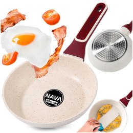 Patelnia granitowa nieprzywierająca indukcja NON-STICK TERRESTRIAL 20 cm NAVA 10-144-300