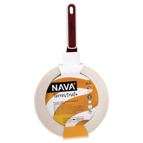 Patelnia granitowa nieprzywierająca indukcja NON-STICK TERRESTRIAL 24 cm NAVA 10-144-302