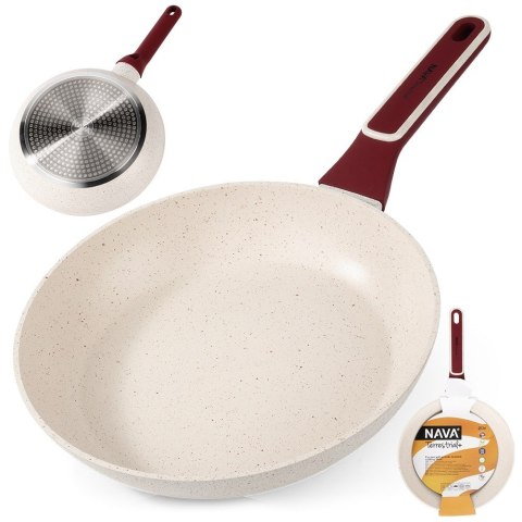 Patelnia granitowa nieprzywierająca indukcja NON-STICK TERRESTRIAL 26 cm NAVA 10-144-303