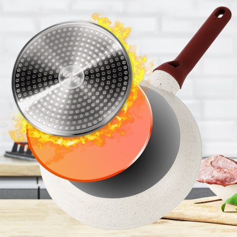 Patelnia granitowa nieprzywierająca indukcja NON-STICK TERRESTRIAL 26 cm NAVA 10-144-303