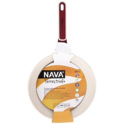 Patelnia granitowa nieprzywierająca indukcja NON-STICK TERRESTRIAL 26 cm NAVA 10-144-303