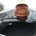 Patelnia granitowa nieprzywierająca indukcja NON-STICK z pokrywką BLACK&WOOD 28 cm 3.5L VILDE 199065