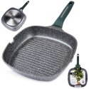 Patelnia grillowa do grillowania GRILL granitowa kwadratowa OLEA 28 cm NAVA 10-302-210